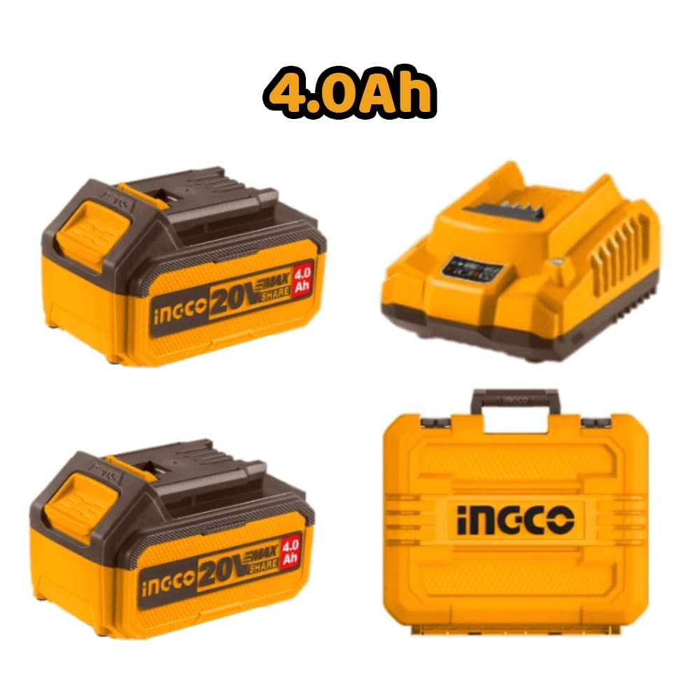 KIT 3 HERRAMIENTAS INGCO PERCUTOR 66NM + AMOLADORA 1200W + LLAVE DE IMPACTO 405NM CKLI20358 - 8