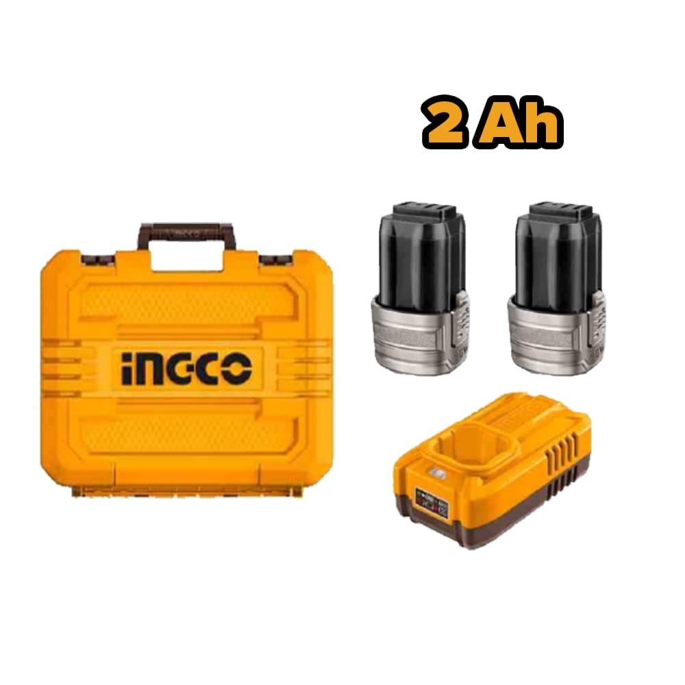 ATORNILLADOR DE IMPACTO BRUSHLESS INGCO 16V 170NM + 2 BATERÍAS 2.0AH + 1 CARGADOR COSLI241083 - 3
