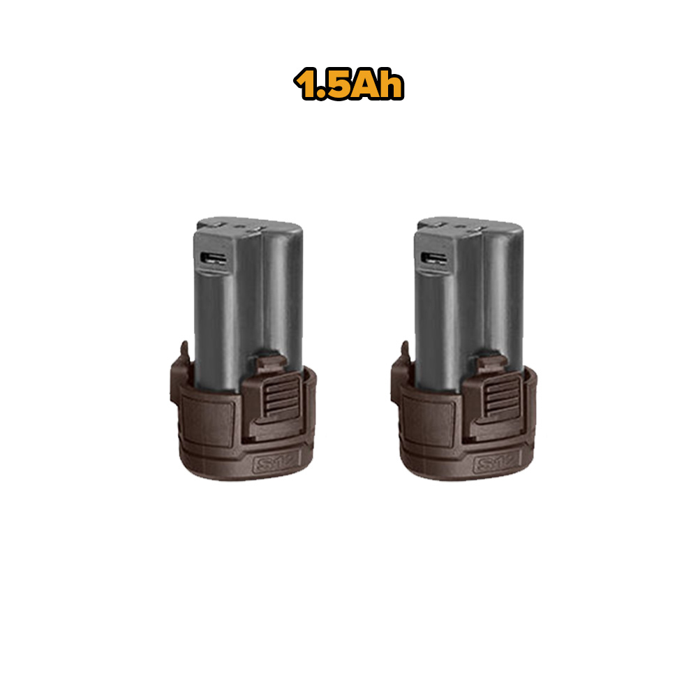 KIT ATORNILLADOR INGCO 12V 20NM + ATORNILLADOR DE IMPACTO 12V 100NM + 2 BATERÍAS 1.5AH COSLI240586 - 8