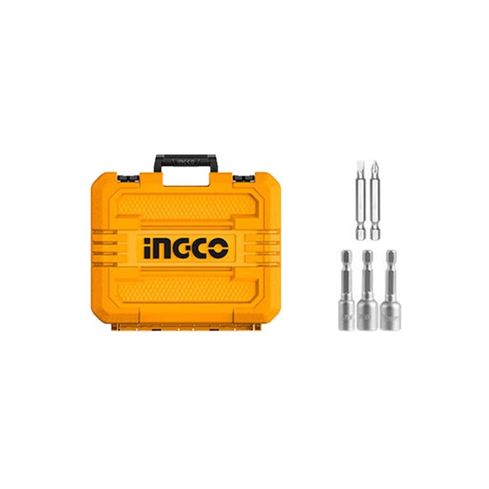 KIT ATORNILLADOR INGCO 12V 20NM + ATORNILLADOR DE IMPACTO 12V 100NM + 2 BATERÍAS 1.5AH COSLI240586 - 9