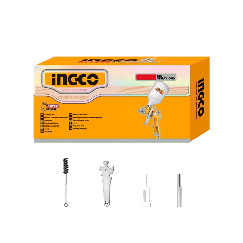 PISTOLA PARA PINTAR DE GRAVEDAD INGCO 600CC ASG1061 - 4