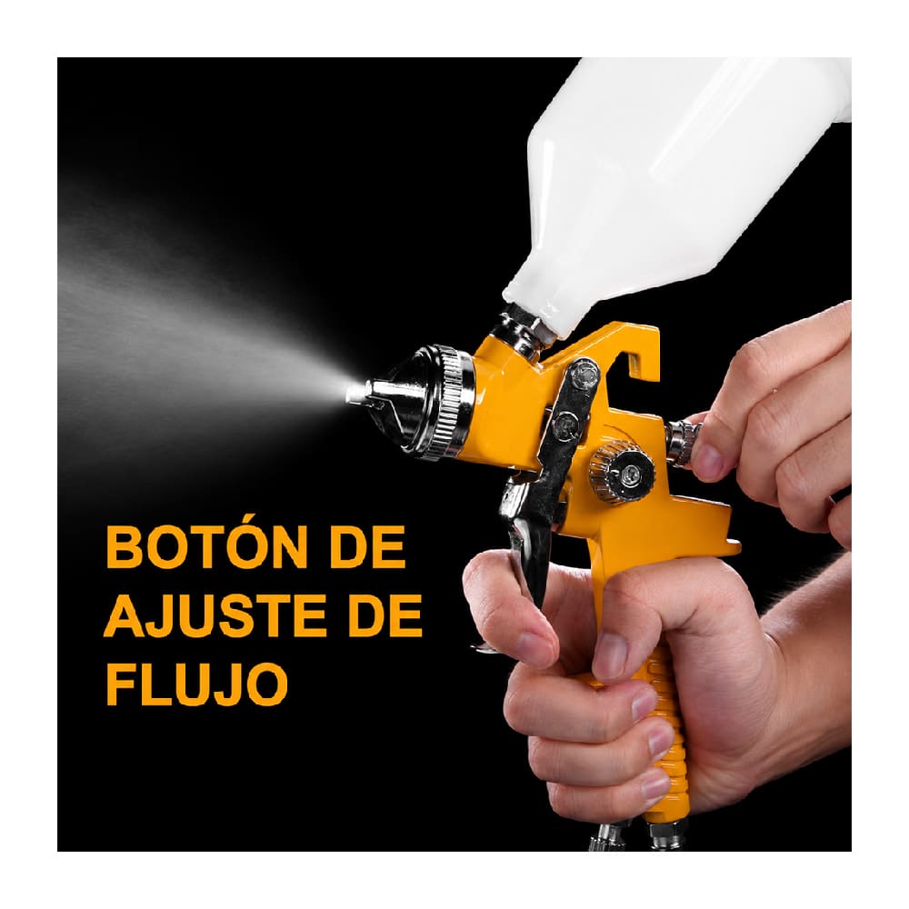 PISTOLA PARA PINTAR DE GRAVEDAD INGCO 600CC ASG1061 - 5
