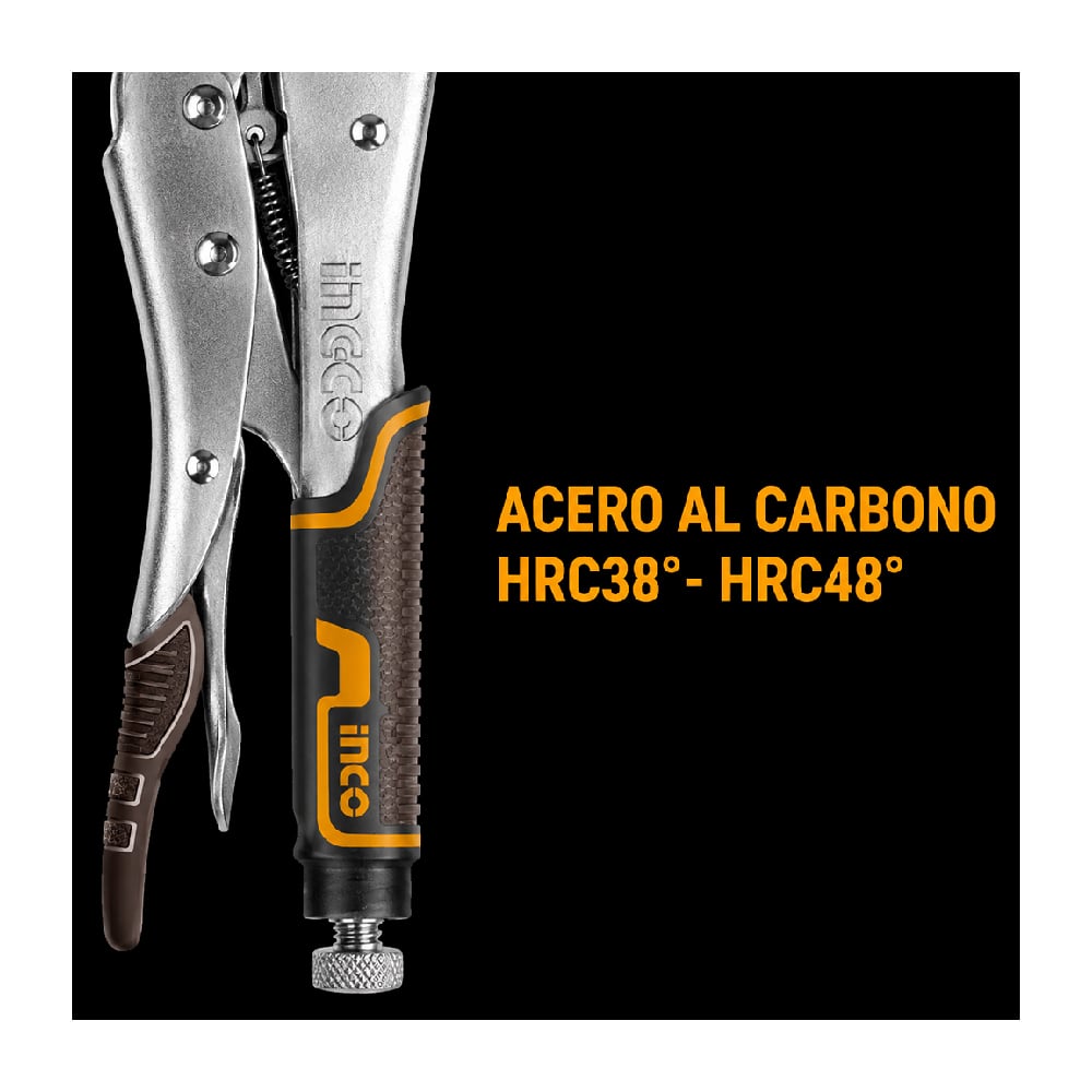 ALICATE DE PRESIÓN PUNTA CURVA INGCO 10' HCJLW0210 - 4