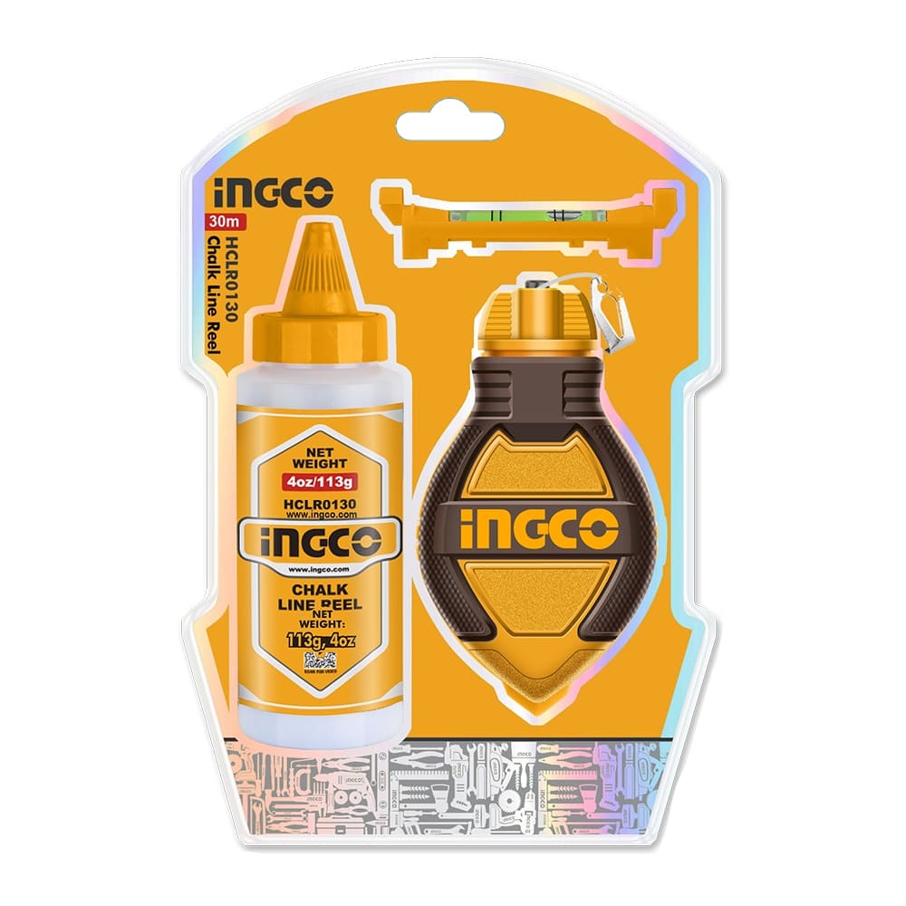 TIRALÍNEA PARA ALBAÑILERÍA INGCO 30M HCLR0130 - 2