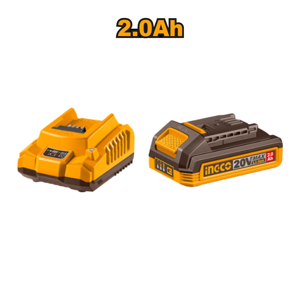 ROTOMARTILLO BRUSHLESS INGCO 20V 18MM 1.8J SDS PLUS + 1 BATERÍA 2.0AH + CARGADOR CRHLI201881 - 3