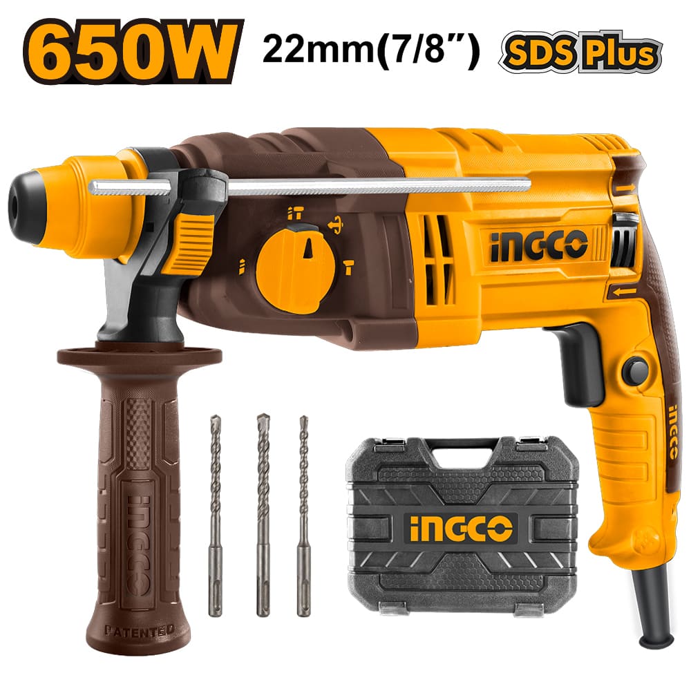 ROTOMARTILLO INGCO 650W SDS PLUS RGH6528 - 1