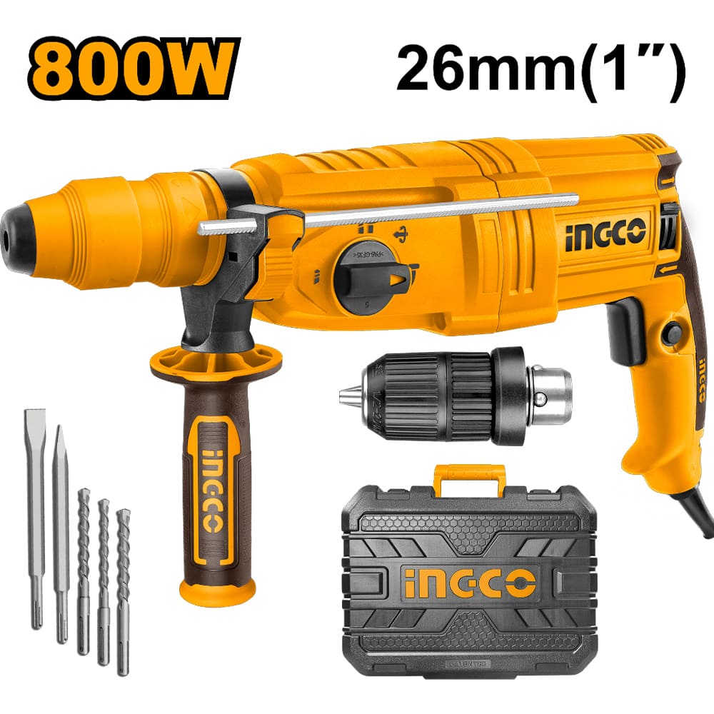 ROTOMARTILLO INGCO 800W SDS PLUS RGH9028-2 - 1