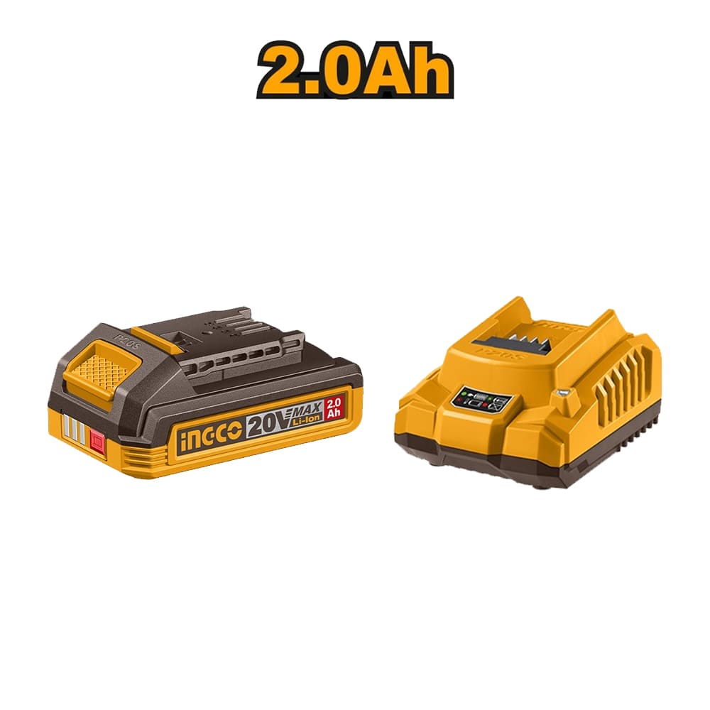 TALADRO PERCUTOR BRUSHLESS CHUCK METÁLICO INGCO 20V 66NM + 166 PIEZAS + 1 BATERÍA 2.0AH HKTHP41662 - 3