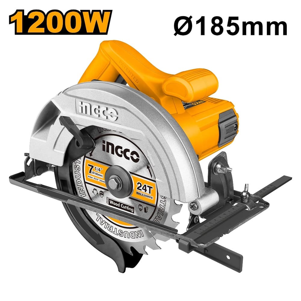 SIERRA CIRCULAR INGCO 1200W 185MM 7 1/4' CS18578 - 1