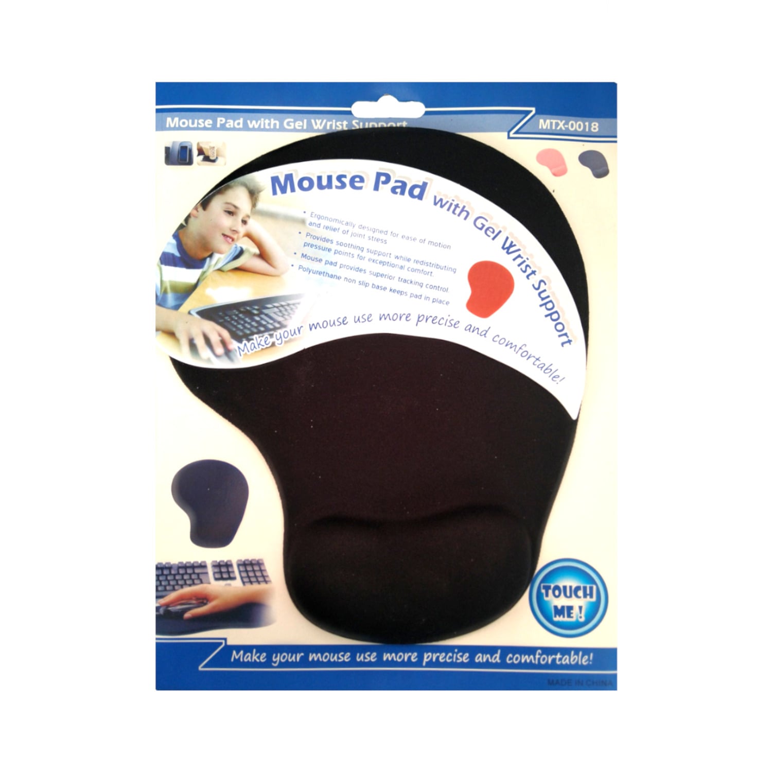 MOUSE PAD CON ALMOHADILLA DE GEL Y ANTI DESLIZANTE - 3