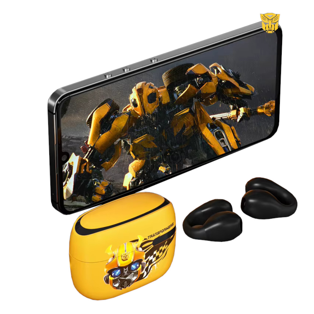 AUDÍFONOS BLUETOOTH TRANSFORMERS TF-T05 AURICULARES INALÁMBRICOS AMARILLO - 3