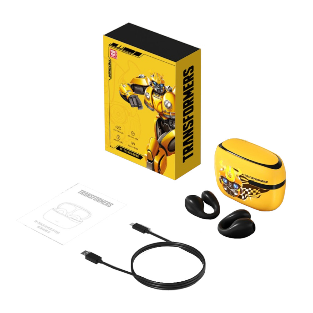 AUDÍFONOS BLUETOOTH TRANSFORMERS TF-T05 AURICULARES INALÁMBRICOS AMARILLO - 4