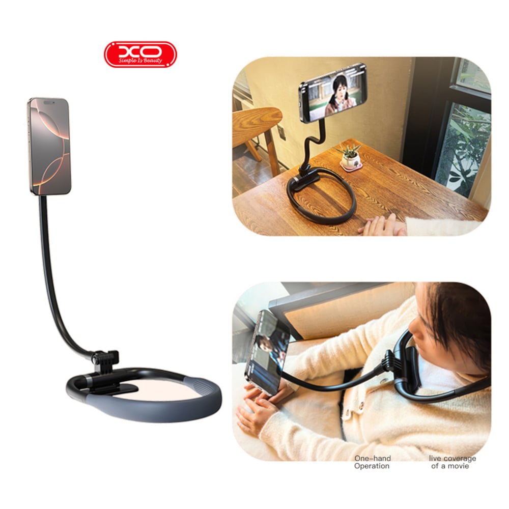 HOLDER MAGNÉTICO PARA MONTAJE EN CUELLO XO-C156 SOPORTE DE CELULAR O TABLET - 2