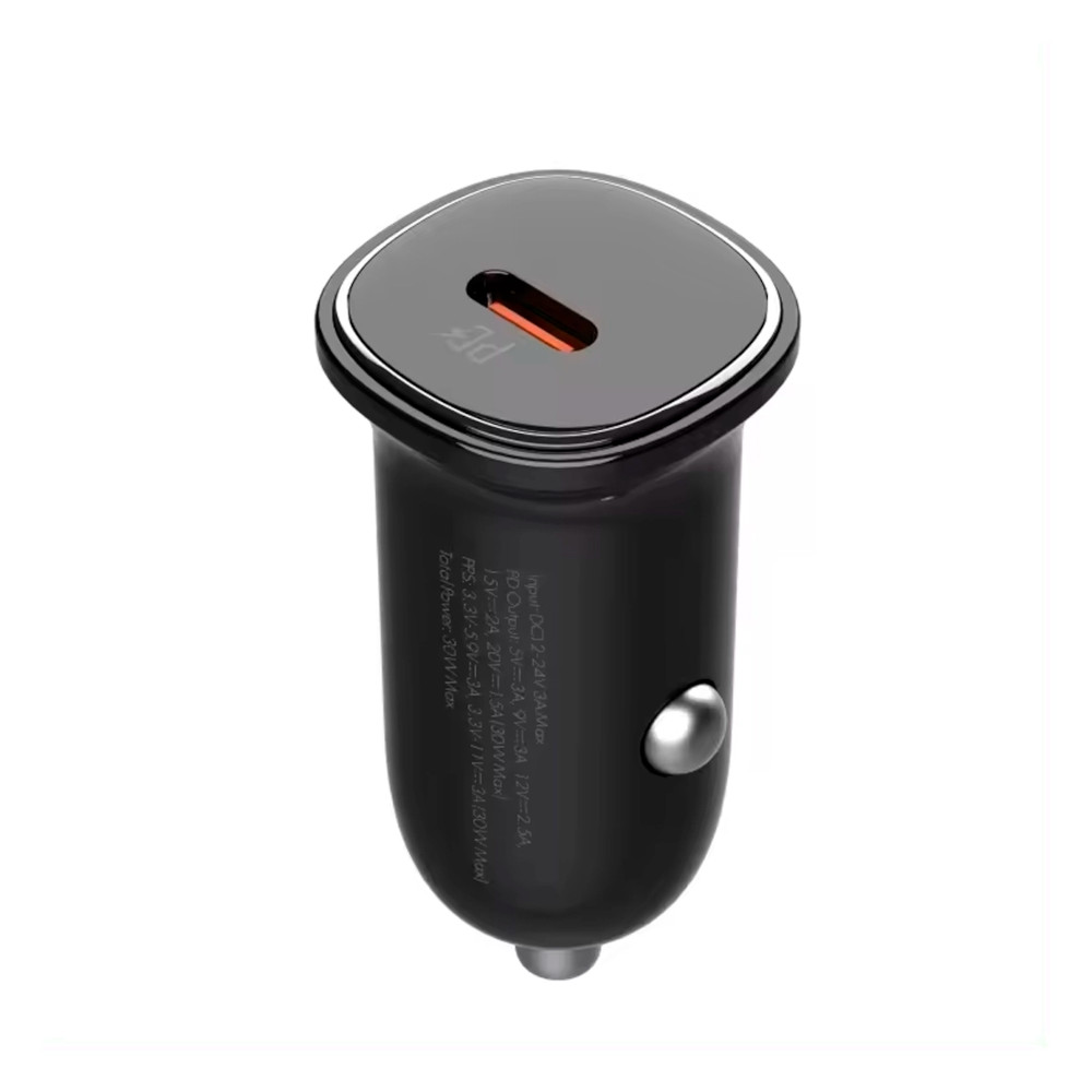 CARGADOR DE CELULAR PARA AUTOMÓVIL LDNIO C105 DE CARGA RÁPIDA 30W USB-C INCLUYE CABLE TIPO C - 2