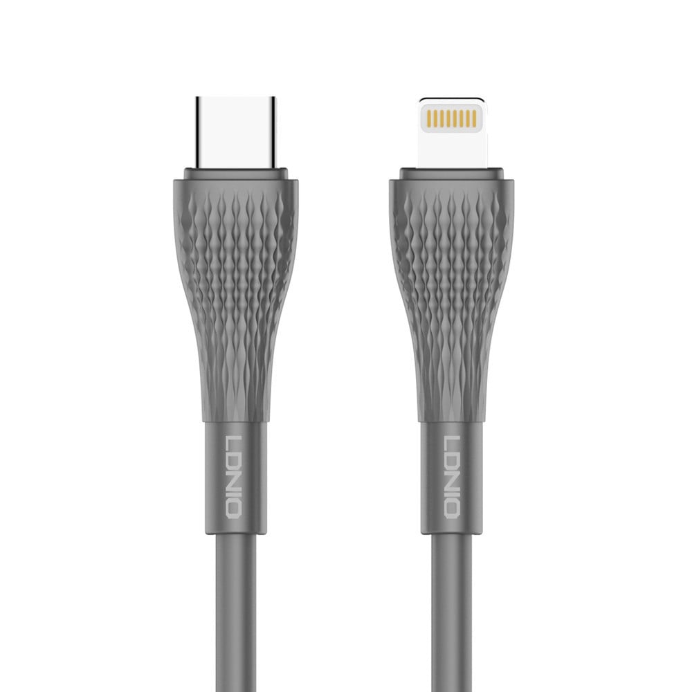CABLE LDNIO LC671I DE CARGA RÁPIDA Y DATA USB-C A LIGHTNING 30W DE 1 M - 1