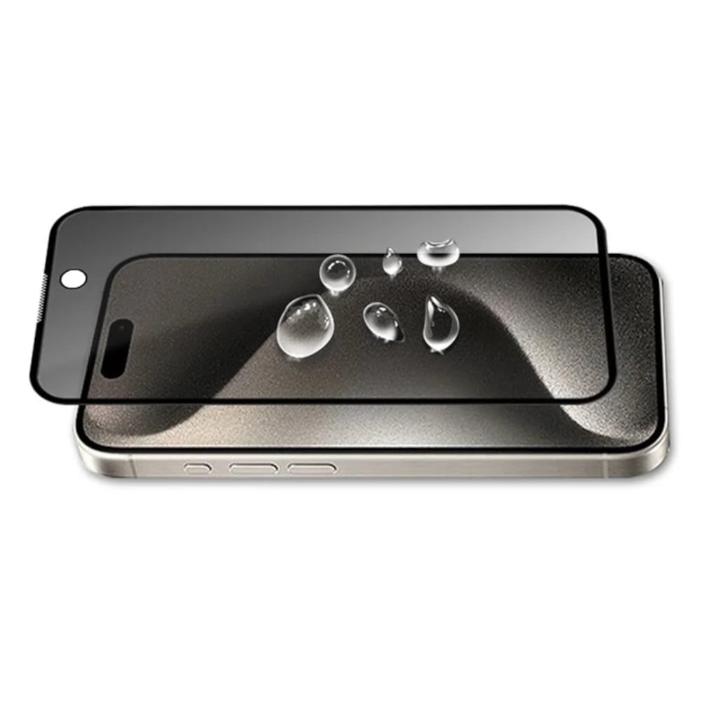 PROTECTOR DE PANTALLA PARA IPHONE 15 PRO MAX ANTI ESPÍA MICA DE VIDRIO MATE - 3