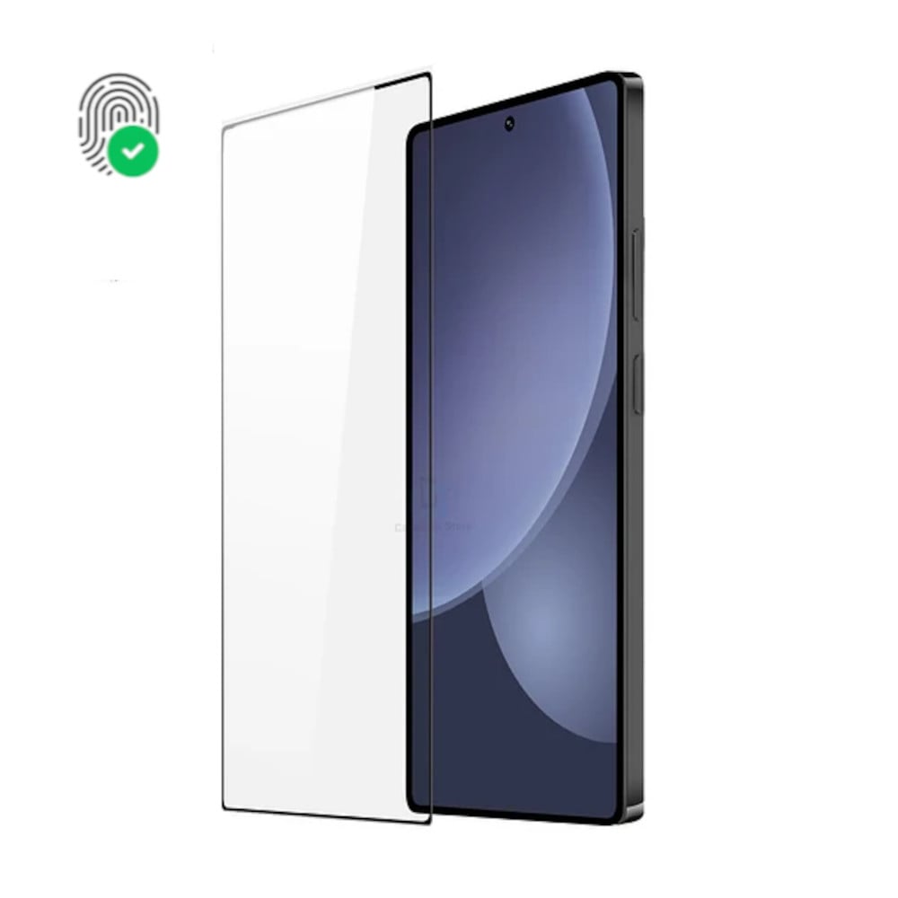 PROTECTOR DE PANTALLA PARA SAMSUNG GALAXY S25 ULTRA LECTOR DE HUELLA MICA DE VIDRIO TRANSAPARENTE - 1