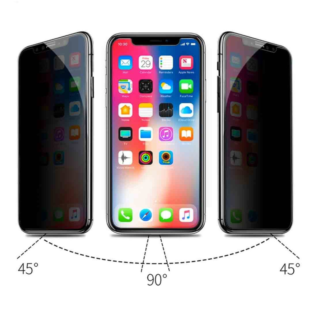 PROTECTOR DE PANTALLA PARA IPHONE 14 ANTI ESPÍA MICA DE VIDRIO MATE - 2