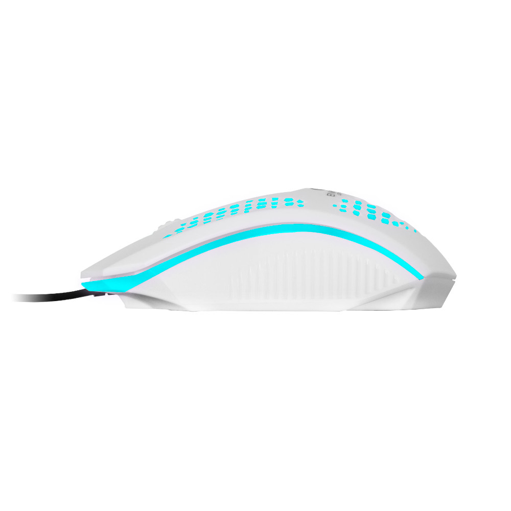 MOUSE GAMER ALÁMBRICO ENKORE LEVITRON 107 BLANCO ILUMINCACIÓN LED - 2