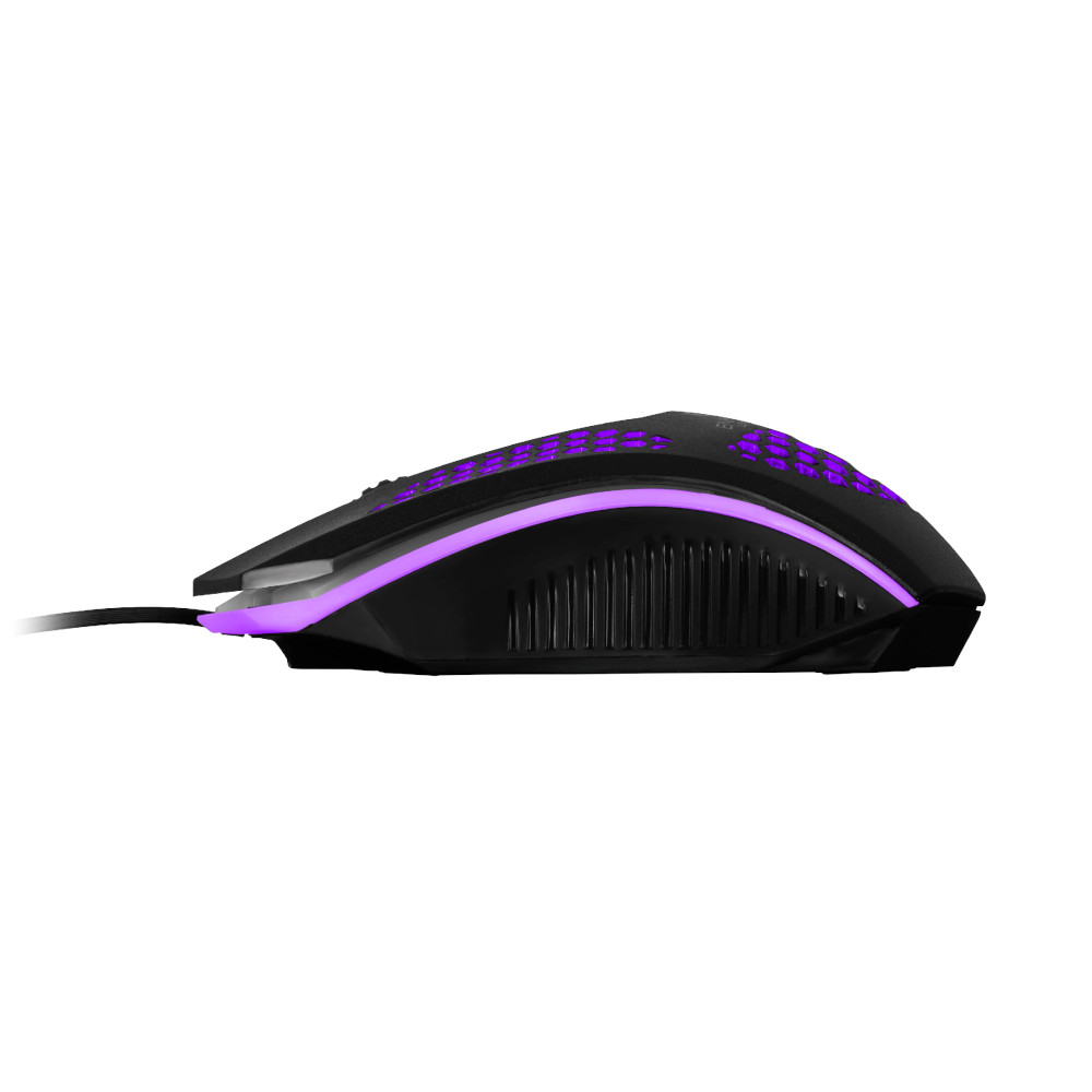 MOUSE GAMER ALÁMBRICO ENKORE LEVITRON 107 NEGRO ILUMINCACIÓN LED - 2