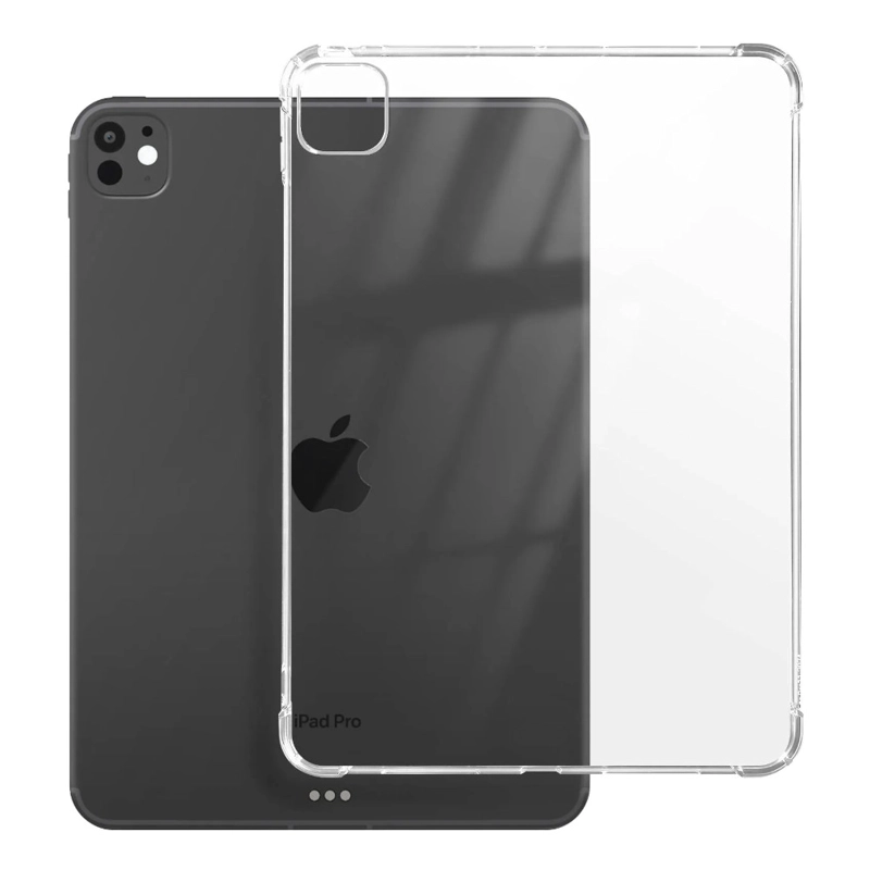 CASE COMPATIBLE CON IPAD PRO 13 (M4) TPU ANTISHOCK TRANSPARENTE - 1