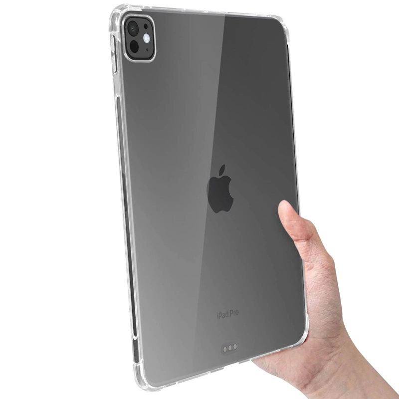 CASE COMPATIBLE CON IPAD PRO 13 (M4) TPU ANTISHOCK TRANSPARENTE - 2