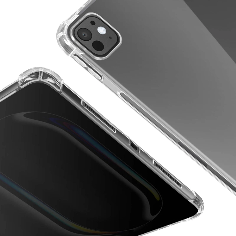CASE COMPATIBLE CON IPAD PRO 13 (M4) TPU ANTISHOCK TRANSPARENTE - 4