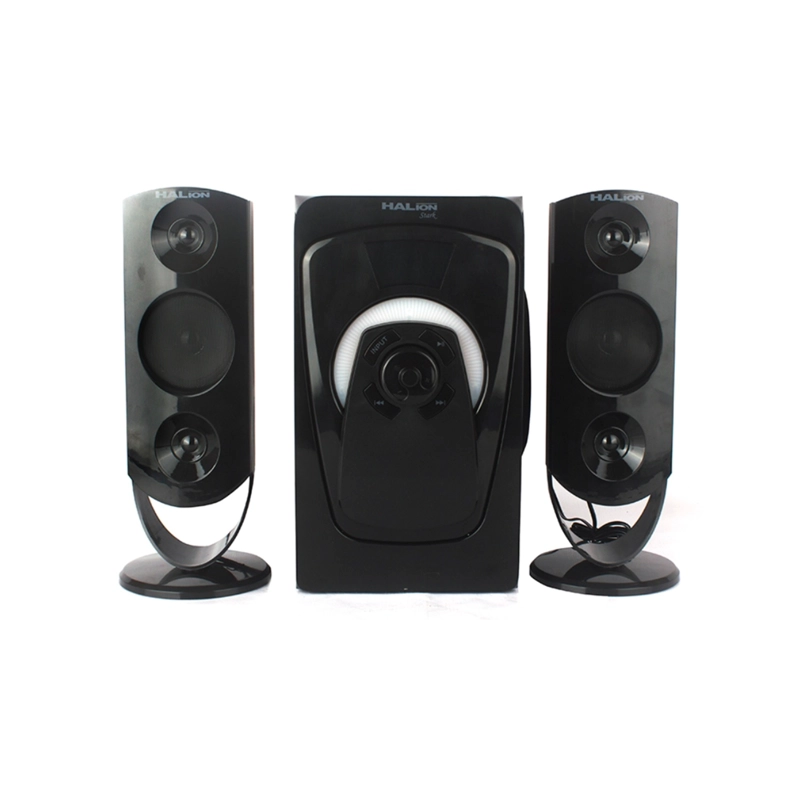 PARLANTE 2.1 HALION STARK HA-F71 120W BT, USB, FM - 1