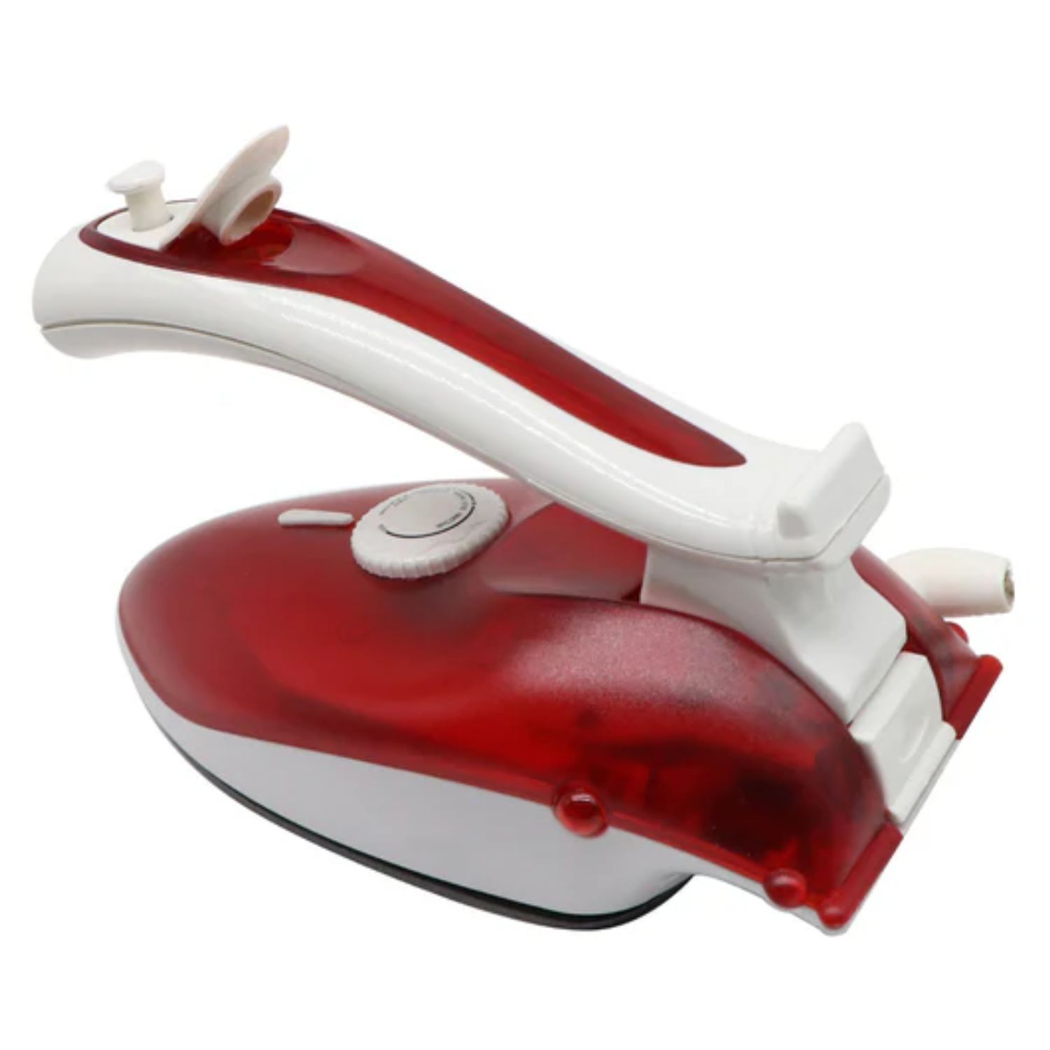 PLANCHA DE VAPOR Y SECA PLEGABLE DE VIAJE RAF R.1259 PESO LIGERO ROJO - 5