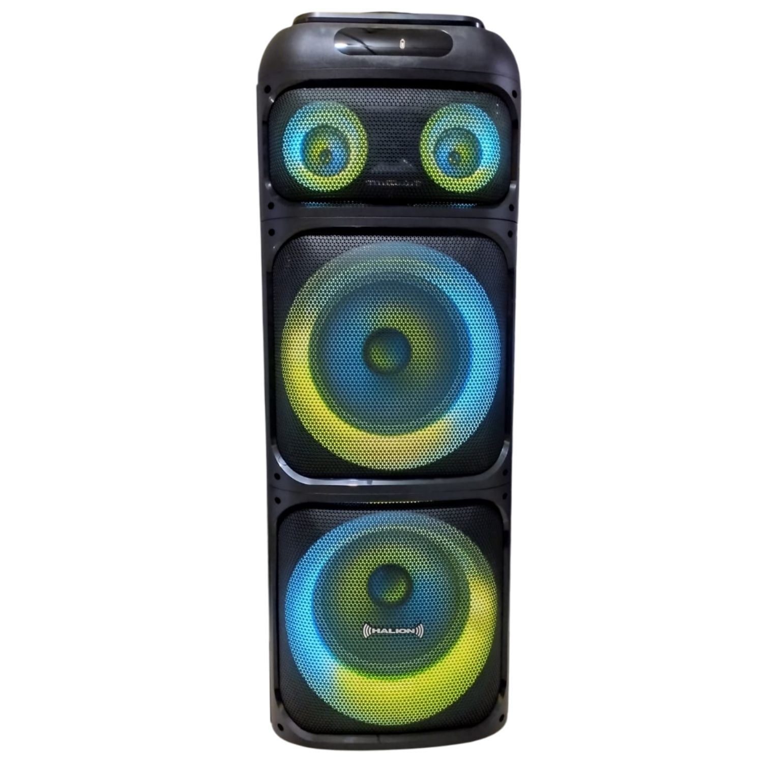 PARLANTE HALION MONSTER HA-1242  2X12' BLUETOOTH CON LUCES RGB Y ALTA POTENCIA - 2