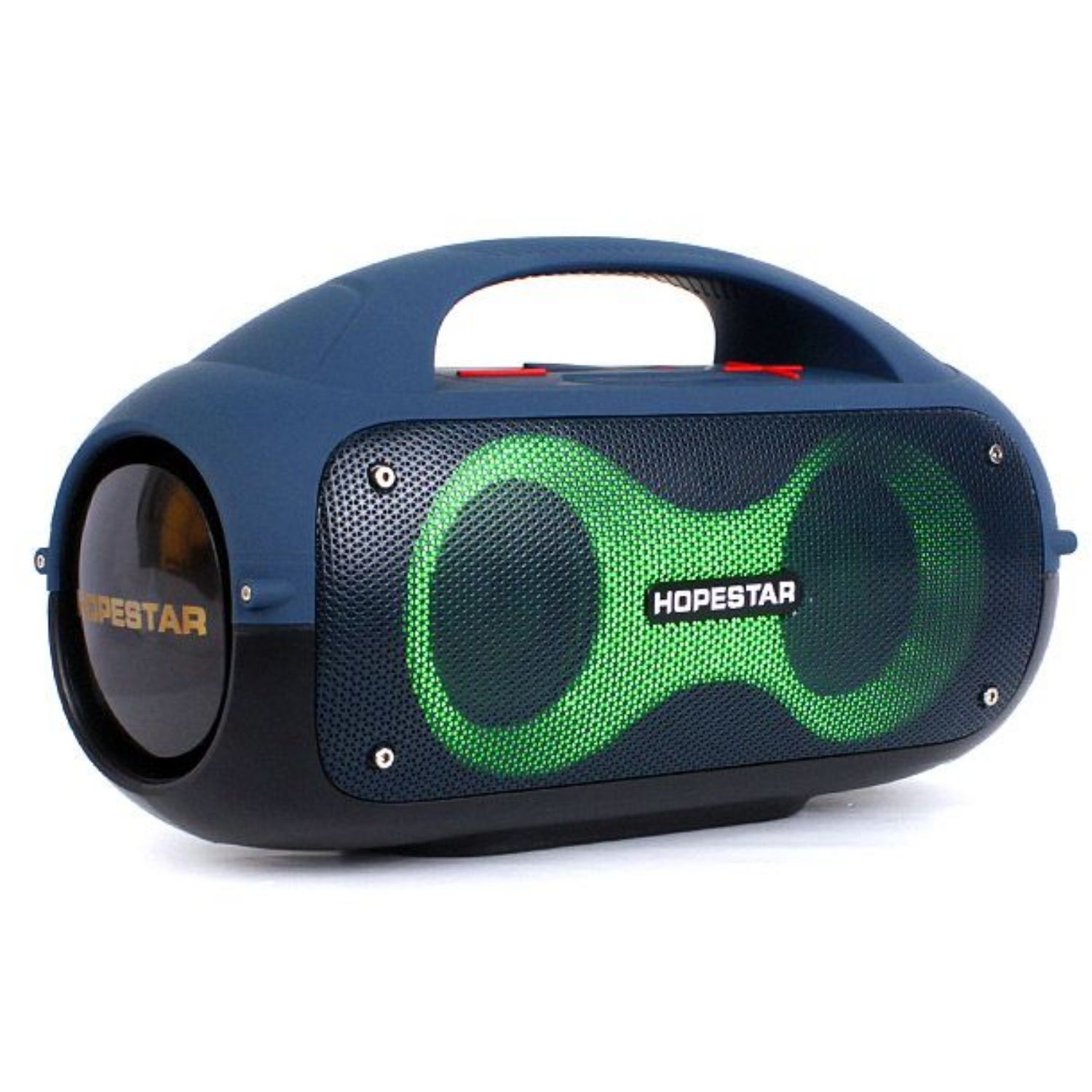 PARLANTE PORTÁTIL HOPESTAR A50 AZUL PROTECCIÓN IPX5 80W LED RAINBOW - 2