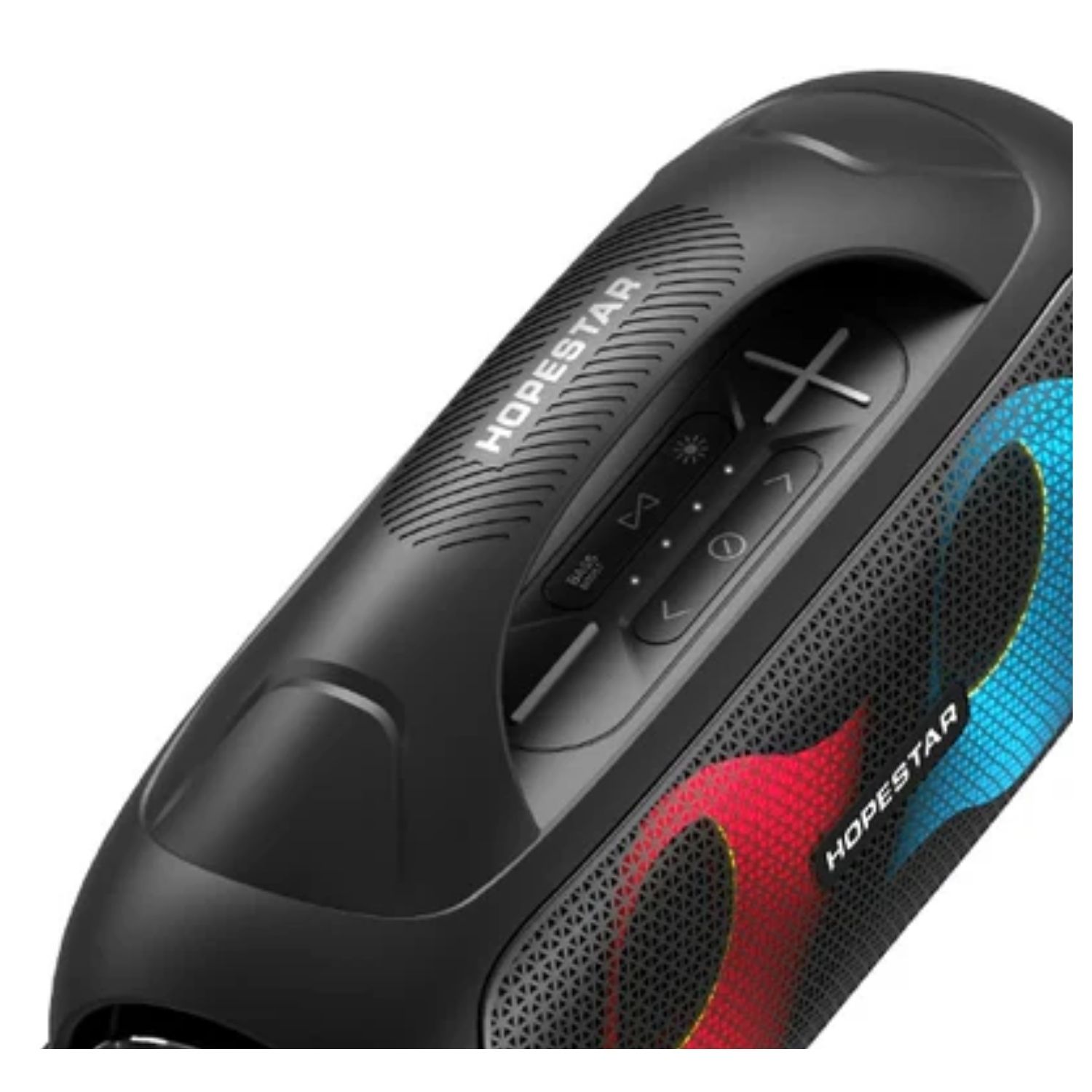 PARLANTE PORTÁTIL HOPESTAR A50 AZUL PROTECCIÓN IPX5 80W LED RAINBOW - 4