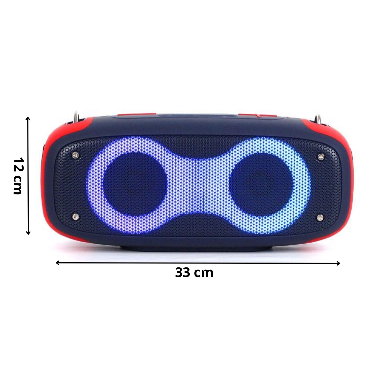 PARLANTE PORTÁTIL HOPESTAR HO A30 AZUL 70 WATTS PROTECCIÓN IPX5 LUCES LED - 6
