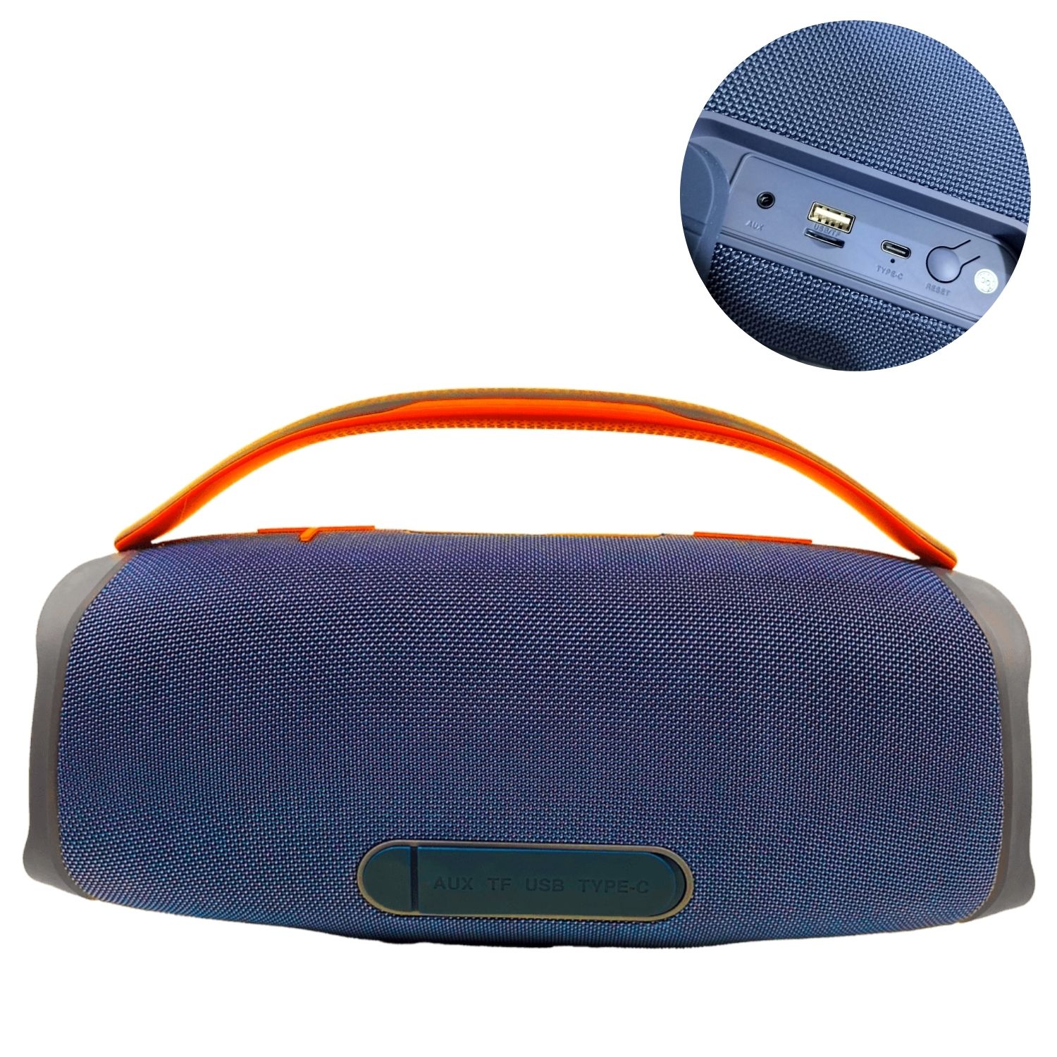 PARLANTE PORTÁTIL HOPESTAR HO A40 AZUL 70 WATTS PROTECCIÓN IPX6 LED RAINBOW - 4