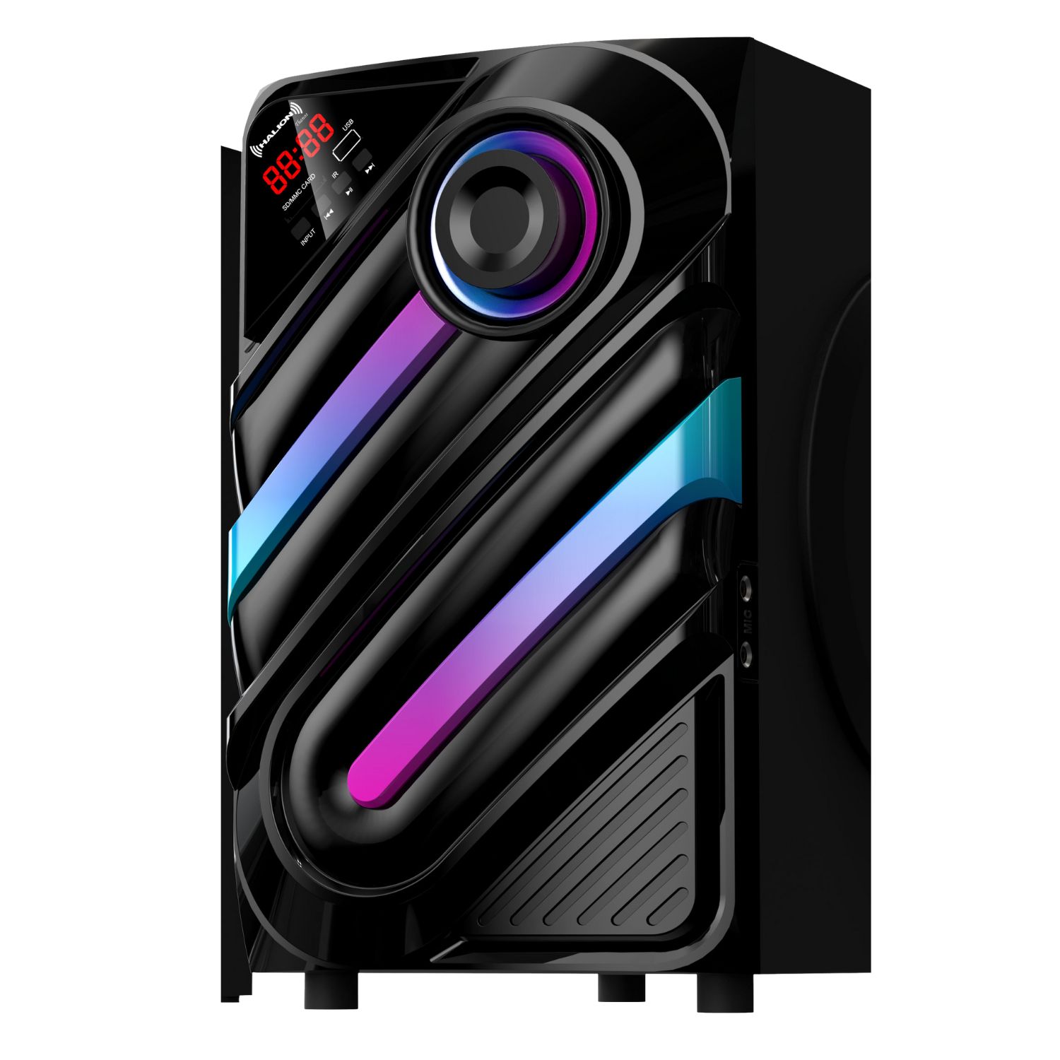 PARLANTE HALION HA-F77 THANOS 2.1 BLUETOOTH CON SUBWOOFER 8' Y LUCES LED - 3