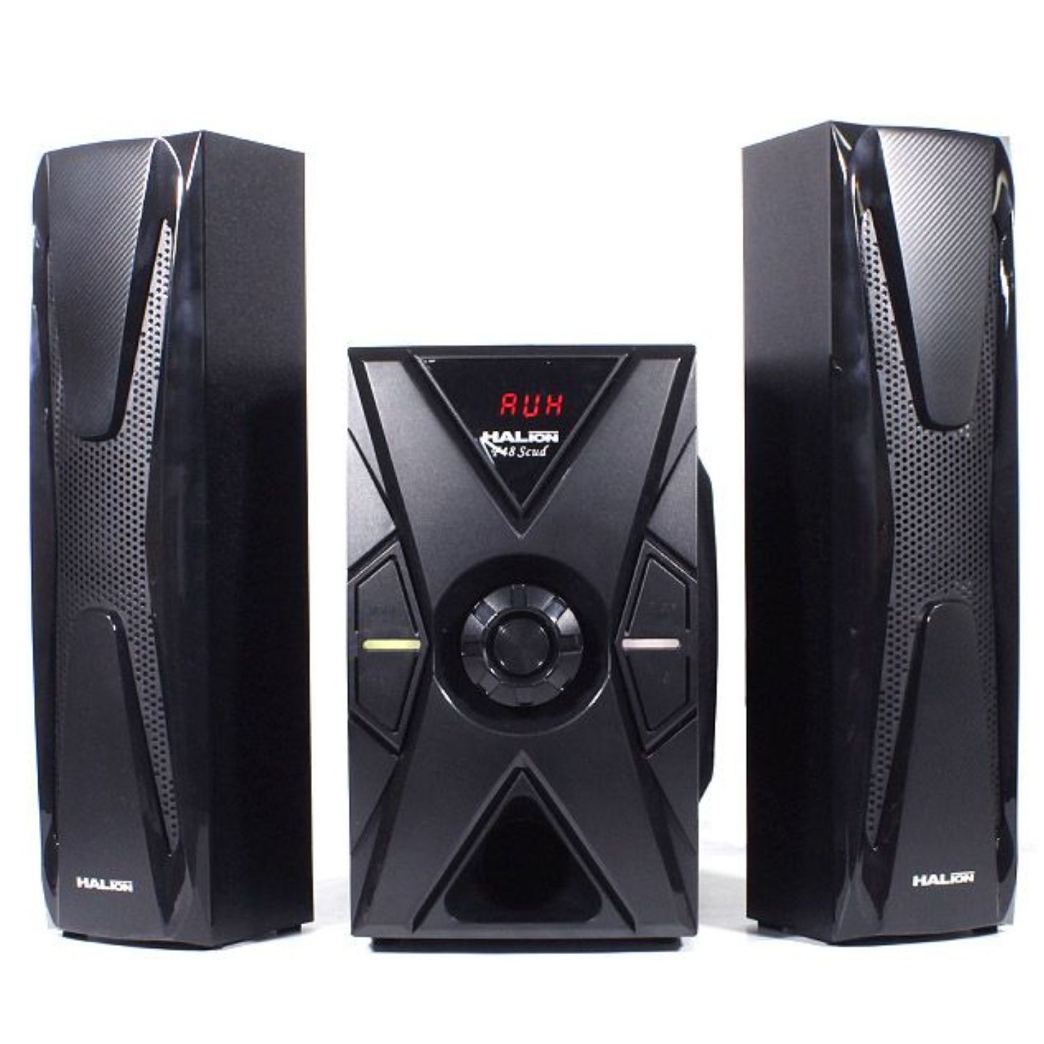PARLANTE HALION HA-F48 SCUD 2.1 BLUETOOTH CON SUBWOOFER 5.25″ Y LUCES LED - 2