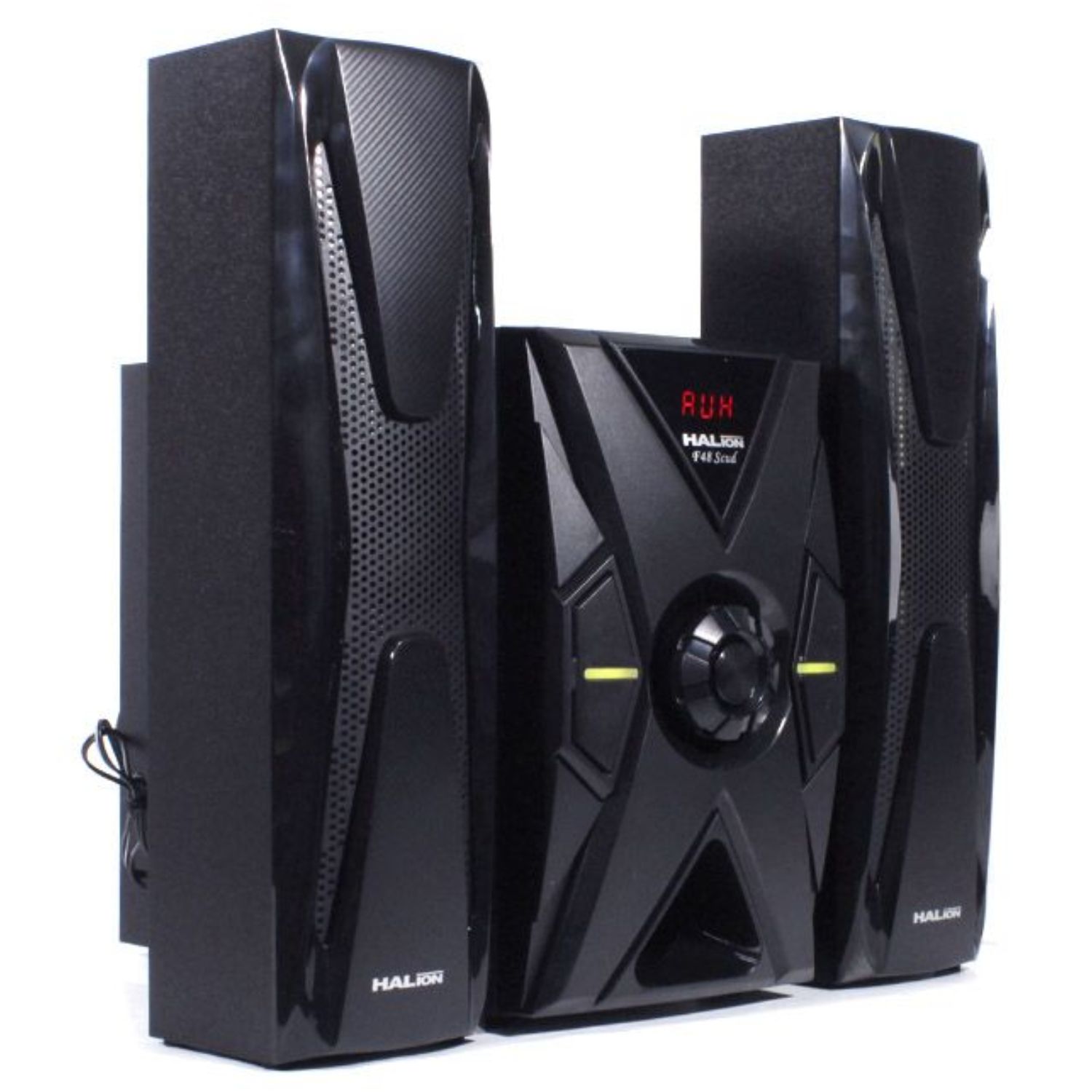 PARLANTE HALION HA-F48 SCUD 2.1 CON SUBWOOFER 5.25″ Y LUCES LED USB SD BT FM - 3