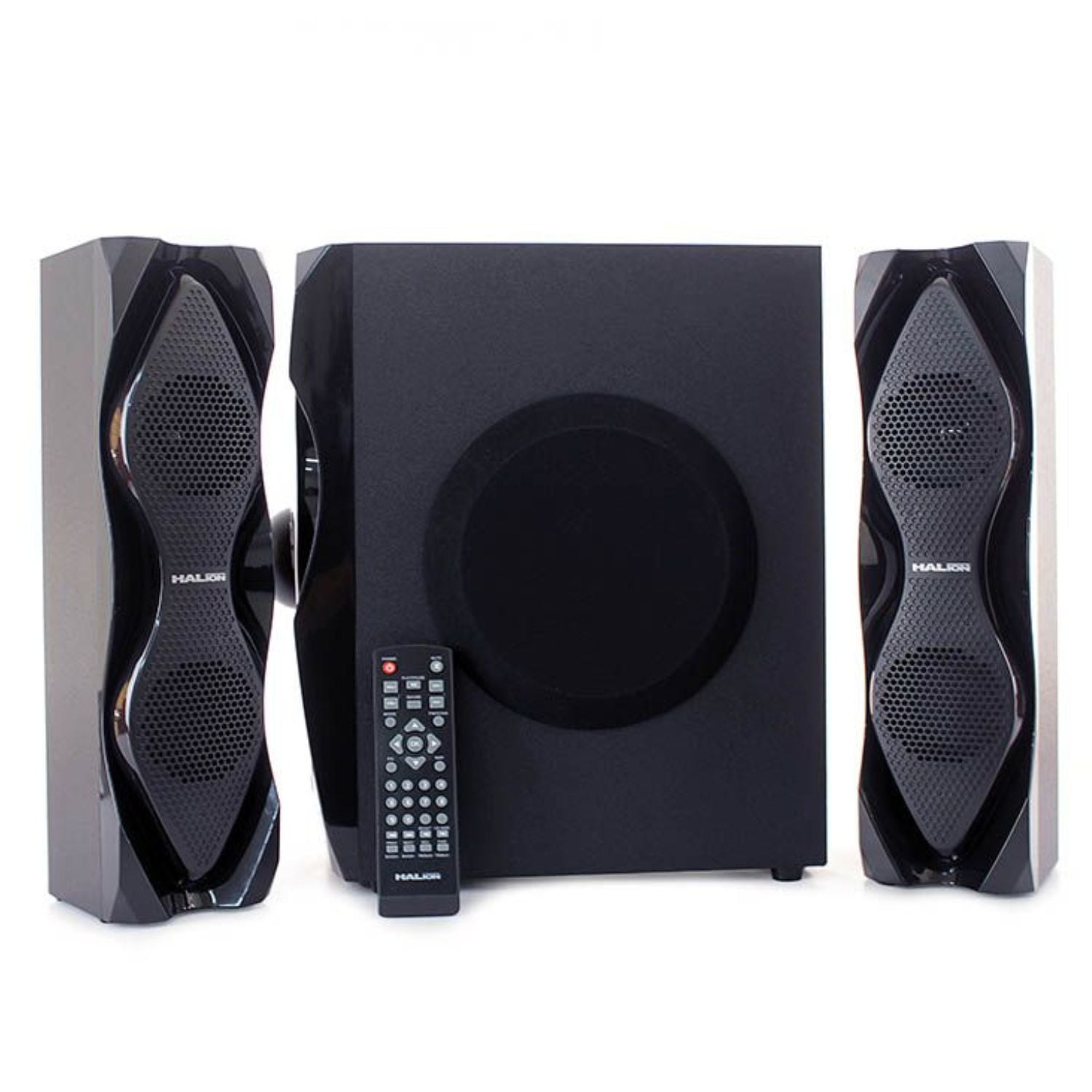 PARLANTE HALION HA-G64 LIBERTY 2.1 BLUETOOTH CON SUBWOOFER 6,5″ Y LUCES LED - 3