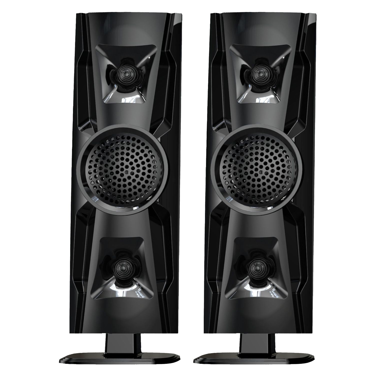PARLANTE HALION HA-F55 SPIDER 2.1 CON SUBWOOFER 6,5″ Y LUCES LED USB SD BT FM - 3