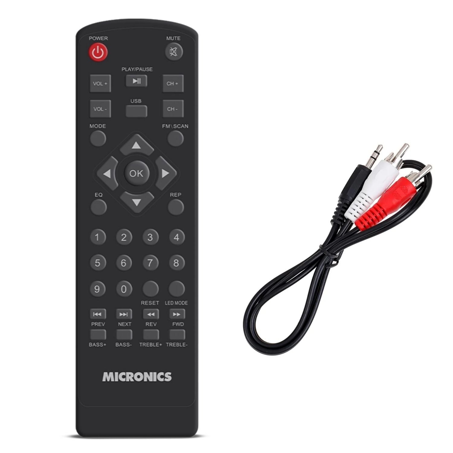 PARLANTE MICRONICS MIC S7528BT MCQUEEN 2.1 USB BT AUX - 4