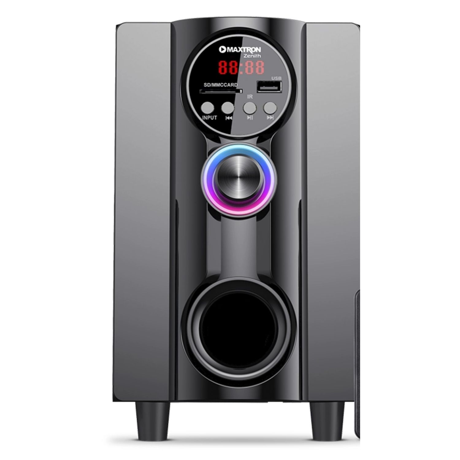 PARLANTE 2,1 MAXTRON MAX S202 ZENITH SUBWOOFER 4' USB BT AUX - 2