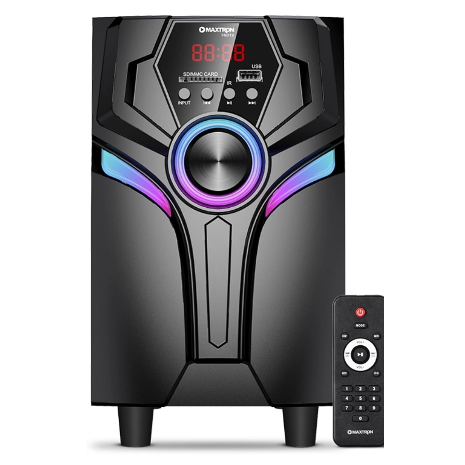 PARLANTE 2,1 MAXTRON MAX S200 HERTZ SUBWOOFER 4' USB BT AUX - 2