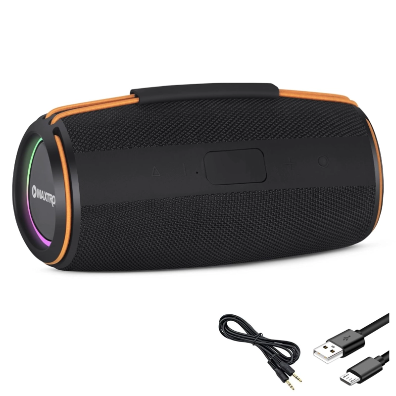 PARLANTE PORTÁTIL MAXTRON MX 302 BLUETOOTH USB TWS LUCES RGB - 3