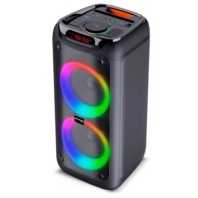 PROMO TORRE DE SONIDO MAXTRON MX 800 ZENITH 02 BOCINAS 8 PULGADAS CON 02 MICRÓFONOS - 2