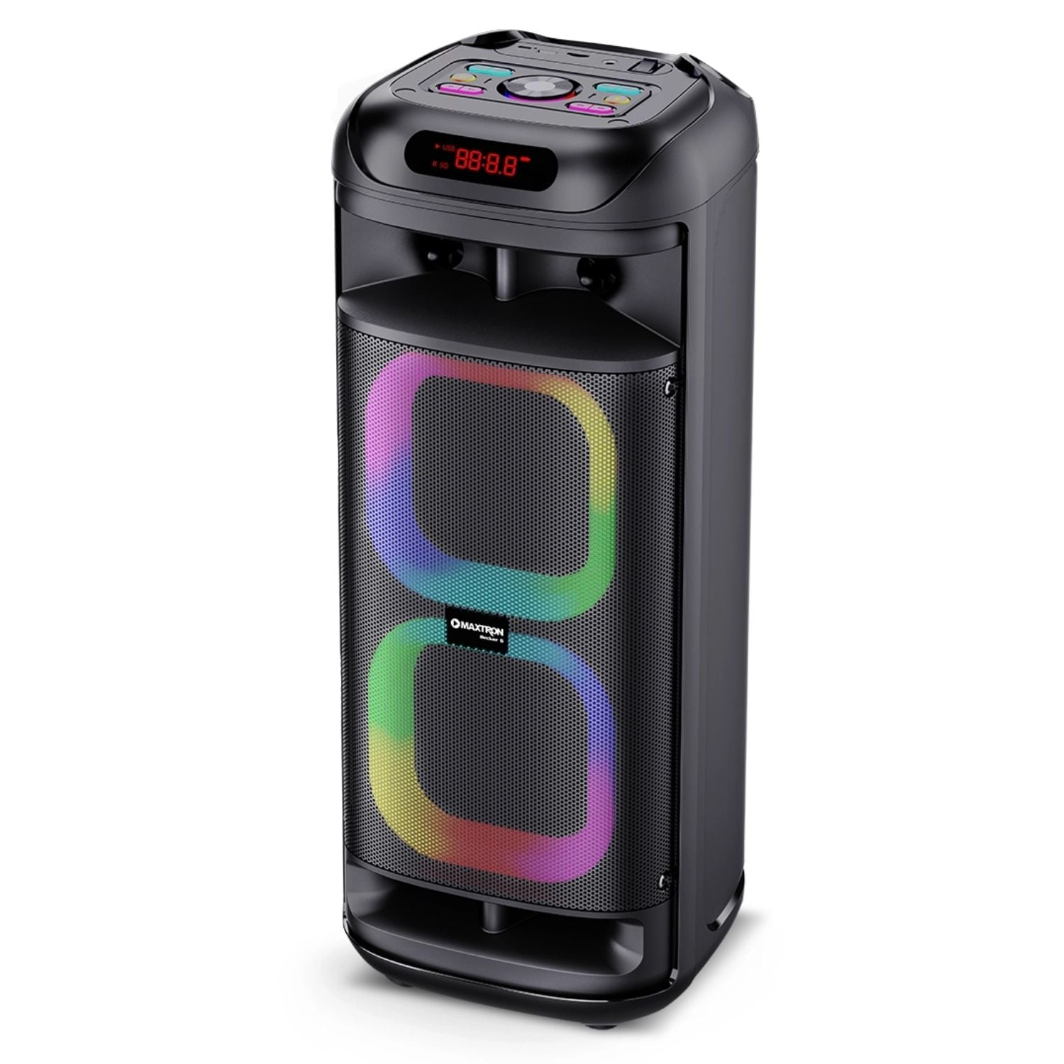 TORRE DE SONIDO MAXTRON MX 601 BECKER 02 BOCINAS 6,5 PULGADAS 01 MICRO FUNCIÓN DSP - 2