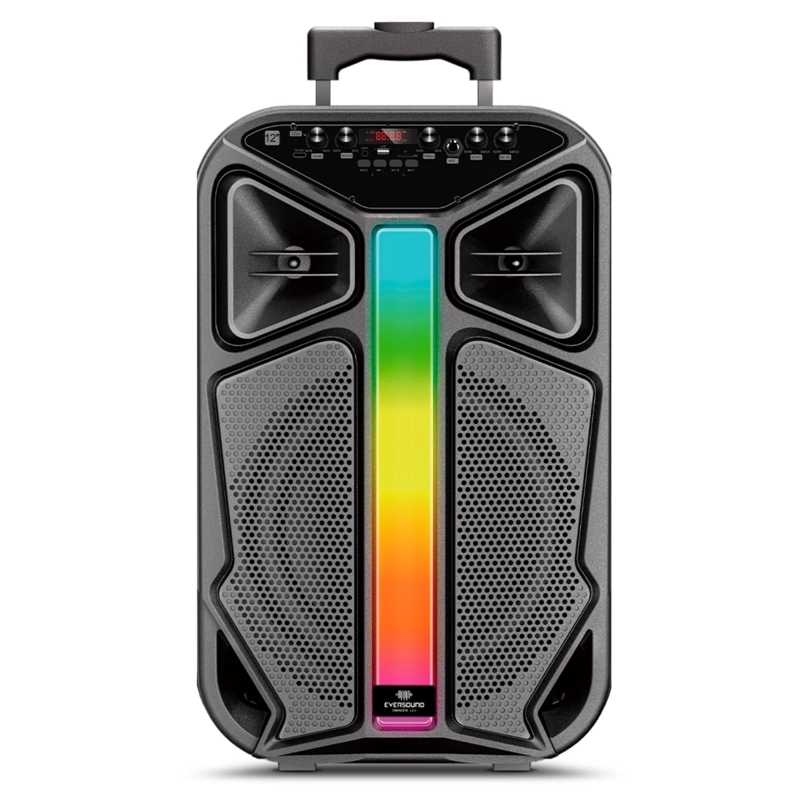 COMBO PARLANTE + TRIPODE EVERSOUND LYRICO EV 6000T WOOFER DE 12' LED RGB - 3