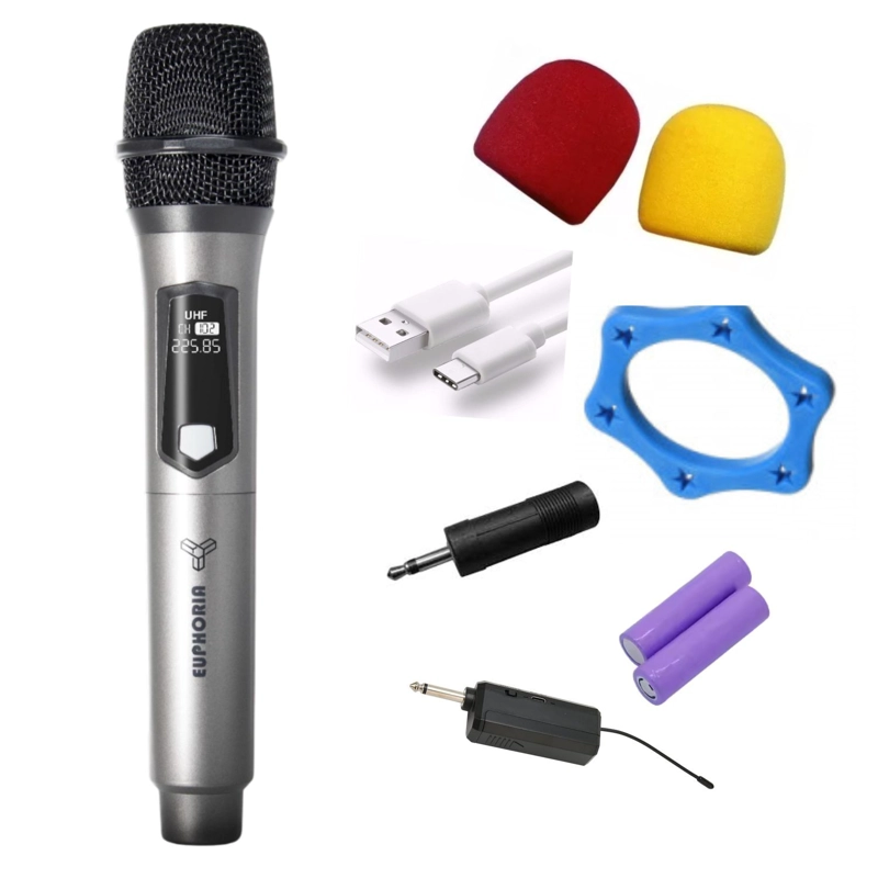 COMBO PARLANTE + TRÍPODE EVERSOUND LYRICO EV 6000T + MICRÓFONO INALÁMBRICO EUPHORIA - 7