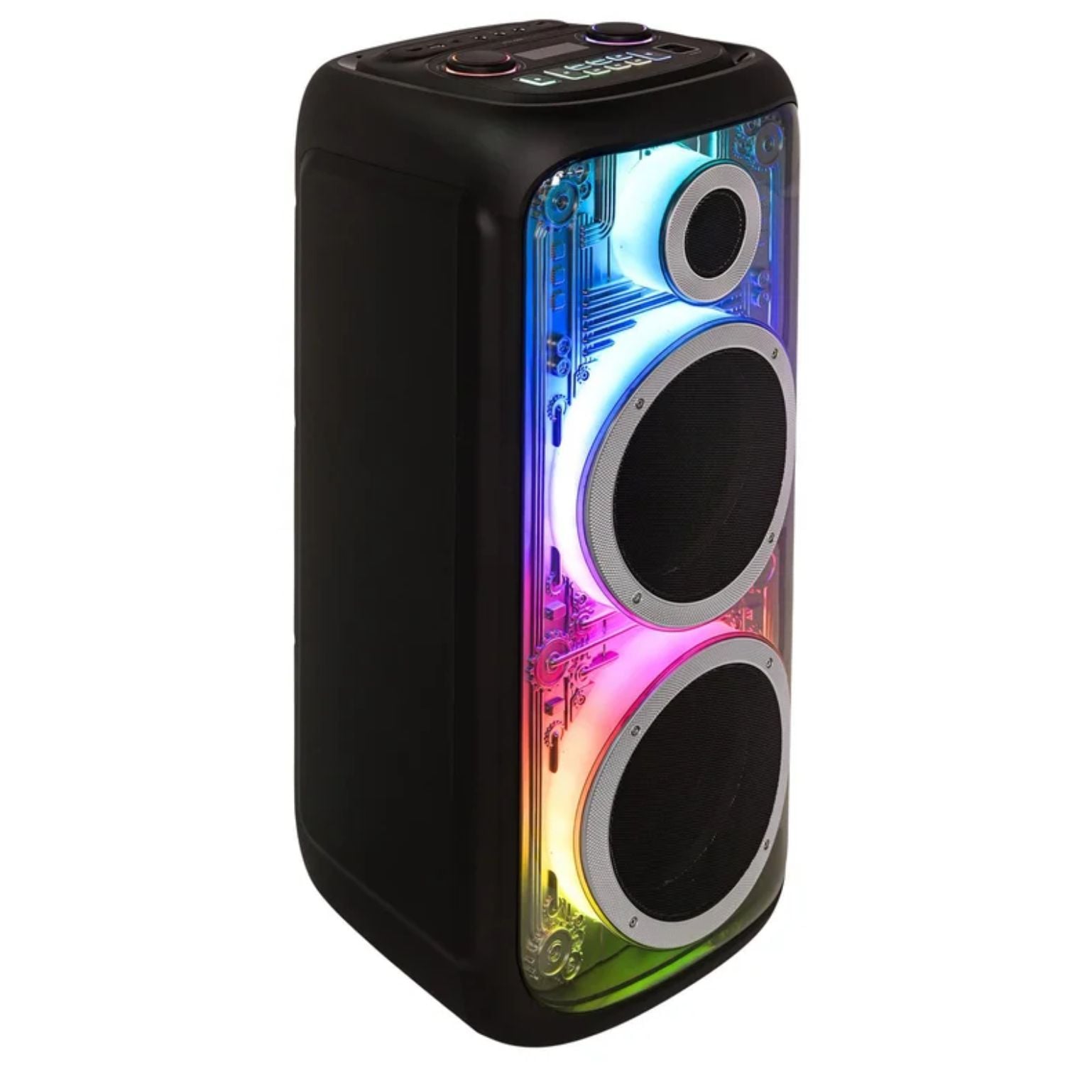 PARLANTE TORRE PORTÁTIL K2103 02 BOUFER DE 10 PULGADAS LUCES RGB KARAOKE - 2