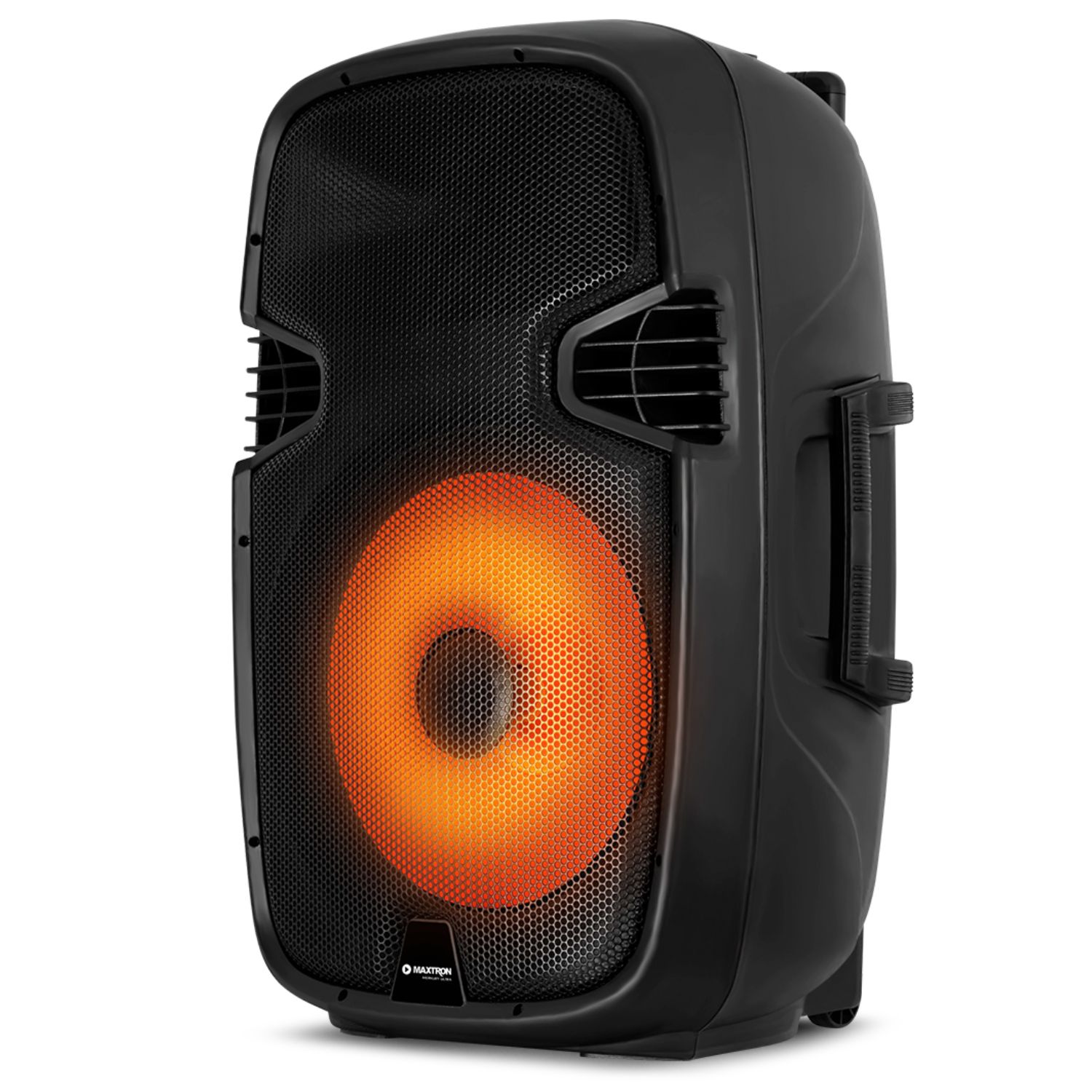 PARLANTE PORTÁTIL MAXTRON MX1550V FULL FIESTA 15' 2 MICRÓFONOS INALÁMBRICOS + SOPORTE - 3