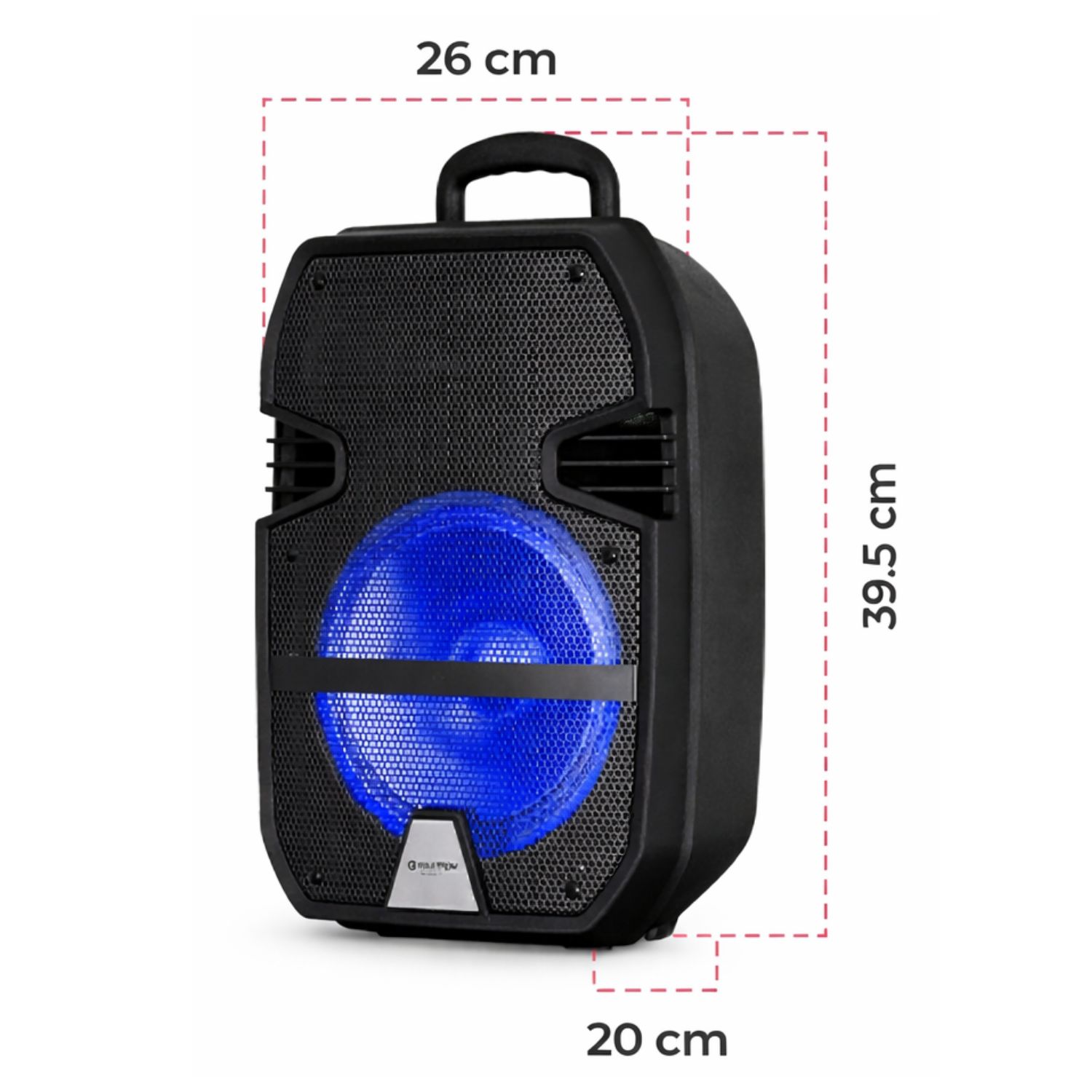 PARLANTE BLUETOOTH MAXTRON LIBIDUM MX321VB CON 2 MICRÓFONO INALÁMBRICO - 4